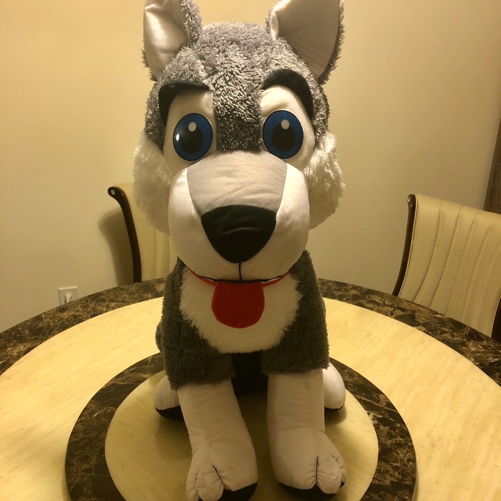 New 85cm Tall Husky Toy